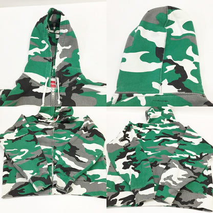 Supreme Small Box Zip Up Camo Hoodie Size M
