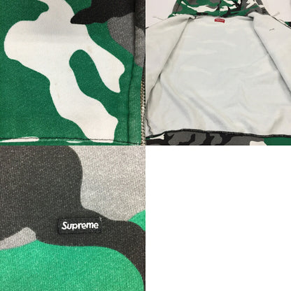 Supreme Small Box Zip Up Camo Hoodie Size M