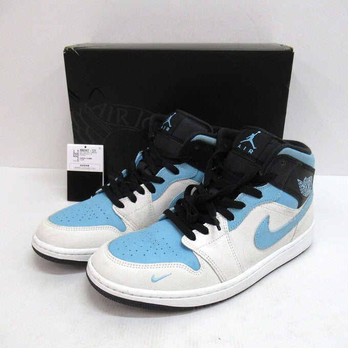 NIKE Air Jordan 1 Mid SE Summit White Sneakers Size 27cm
