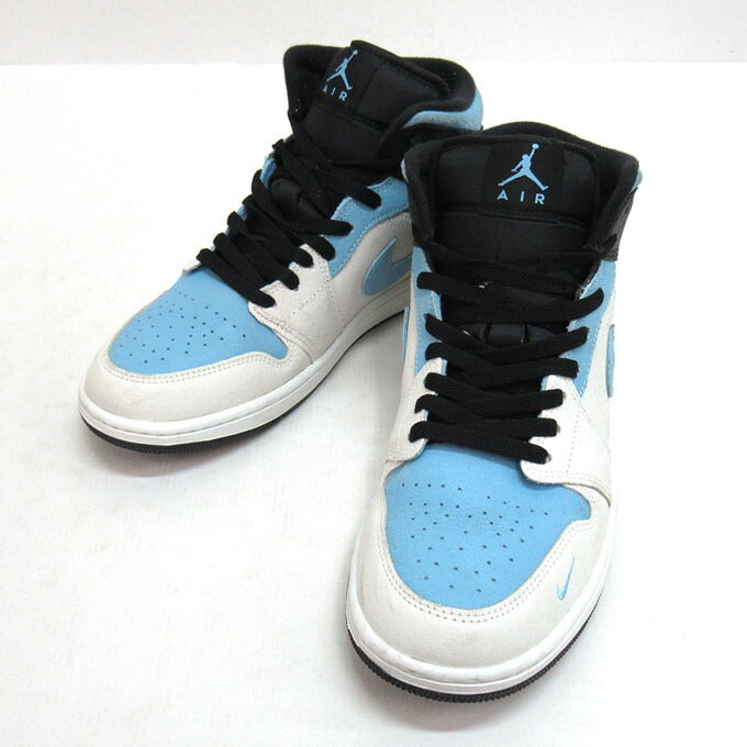 NIKE Air Jordan 1 Mid SE Summit White Sneakers Size 27cm