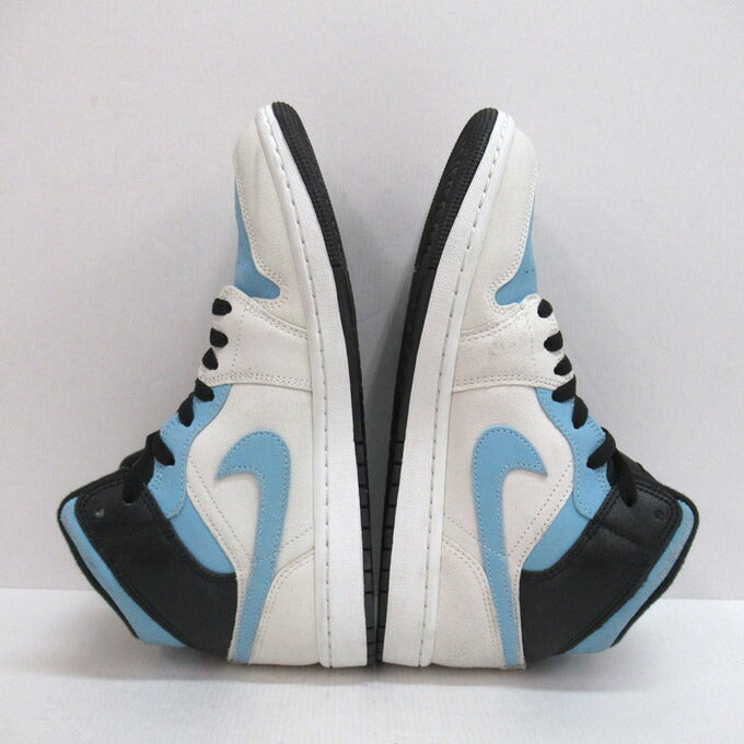 NIKE Air Jordan 1 Mid SE Summit White Sneakers Size 27cm