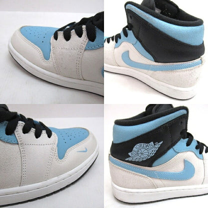 NIKE Air Jordan 1 Mid SE Summit White Sneakers Size 27cm