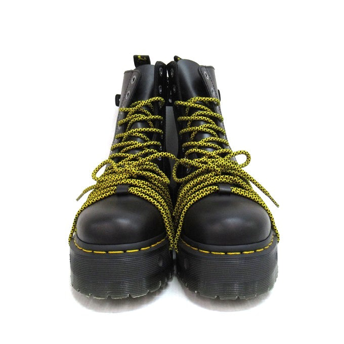 Dr.Martens Jadon XL 8-Eye Boots Black/Yellow Size UK8