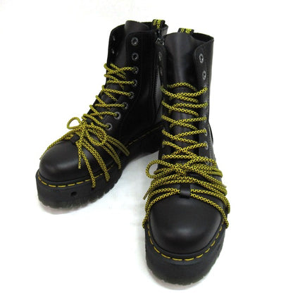 Dr.Martens Jadon XL 8-Eye Boots Black/Yellow Size UK8
