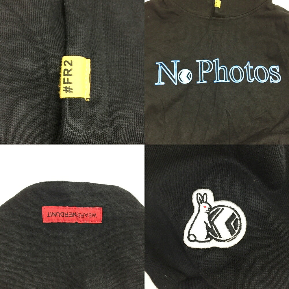 NERDUNIT x #FR2 Pullover Hoodie Black Size L