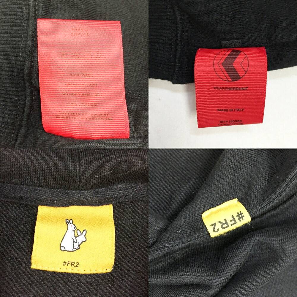 NERDUNIT x #FR2 Pullover Hoodie Black Size L