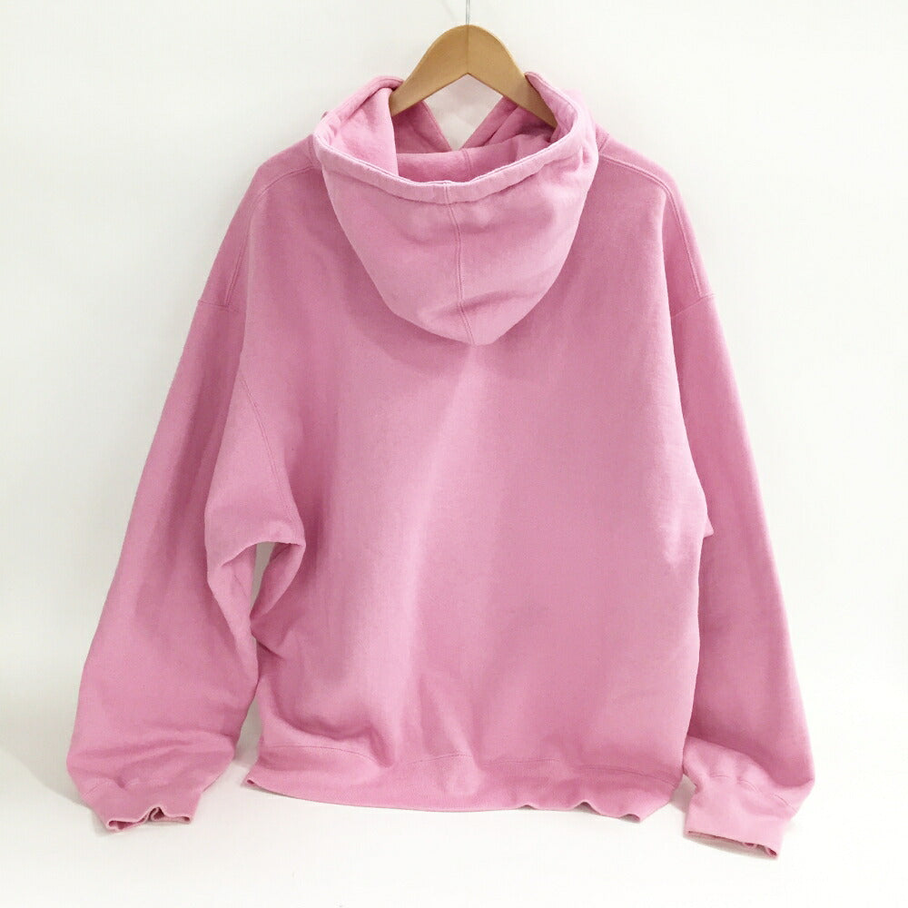 Supreme Contrast Cutout Logo Hoodie Pink Size L