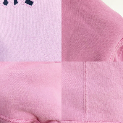 Supreme Contrast Cutout Logo Hoodie Pink Size L
