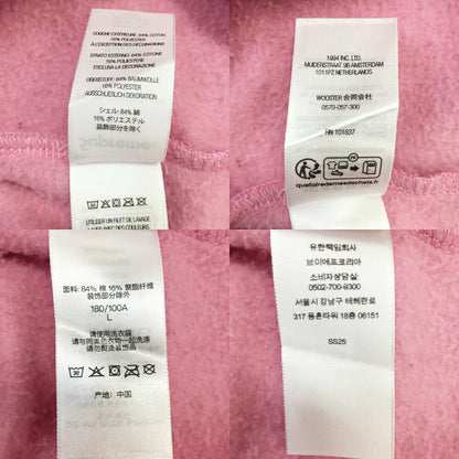 Supreme Contrast Cutout Logo Hoodie Pink Size L