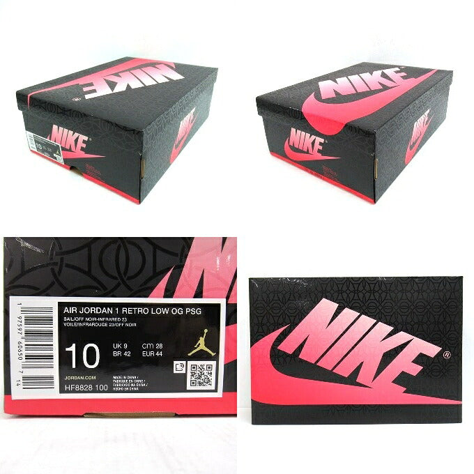 NIKE Air Jordan 1 Retro Low OG PSG Sneakers Size 28cm