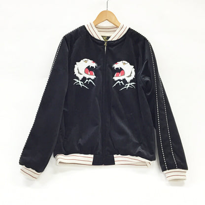 HOUSTON Velveteen Souvenir Jacket Black Size L