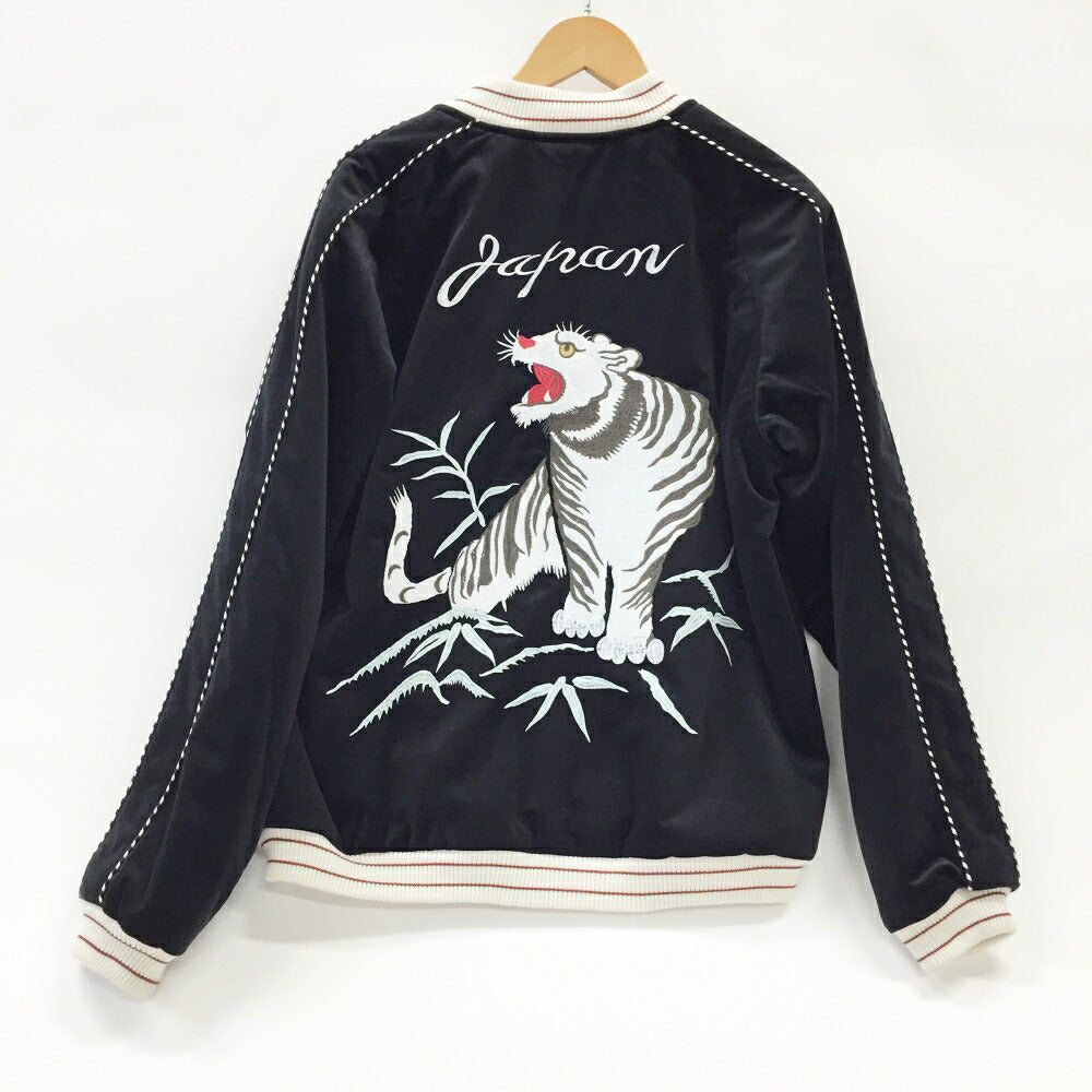 HOUSTON Velveteen Souvenir Jacket Black Size L