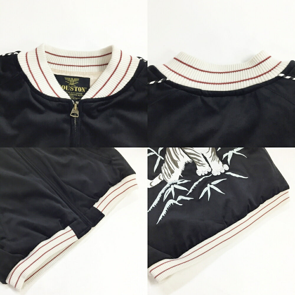 HOUSTON Velveteen Souvenir Jacket Black Size L