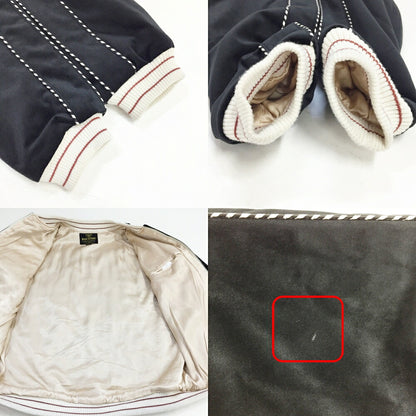 HOUSTON Velveteen Souvenir Jacket Black Size L