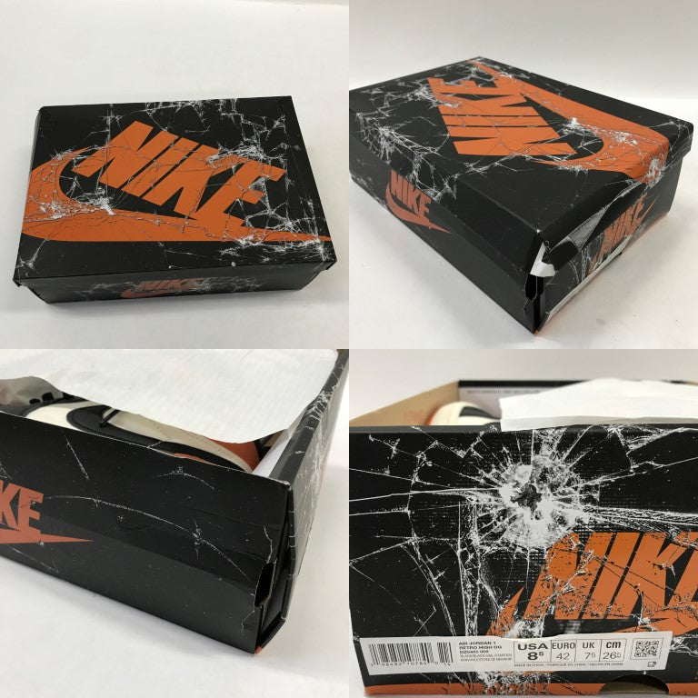NIKE Air Jordan 1 Retro High OG Multi Sneakers Size 26.5