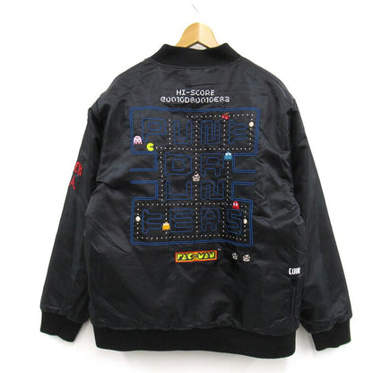 PUNK DRUNKERS x PAC-MAN Reversible MA-1 Jacket Black Size XL