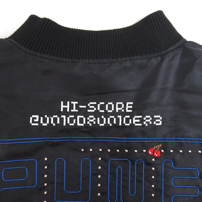 PUNK DRUNKERS x PAC-MAN Reversible MA-1 Jacket Black Size XL