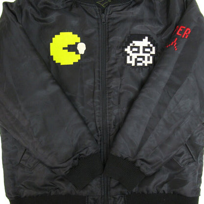 PUNK DRUNKERS x PAC-MAN Reversible MA-1 Jacket Black Size XL