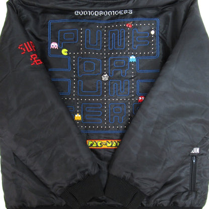 PUNK DRUNKERS x PAC-MAN Reversible MA-1 Jacket Black Size XL