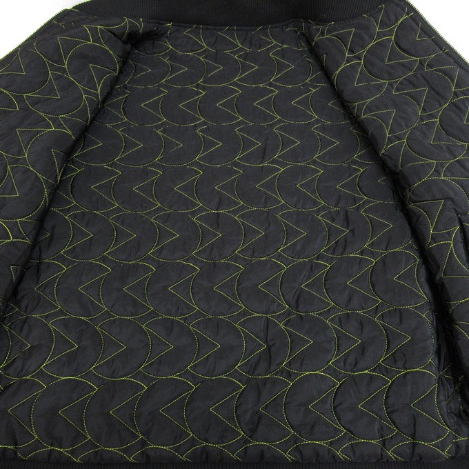 PUNK DRUNKERS x PAC-MAN Reversible MA-1 Jacket Black Size XL