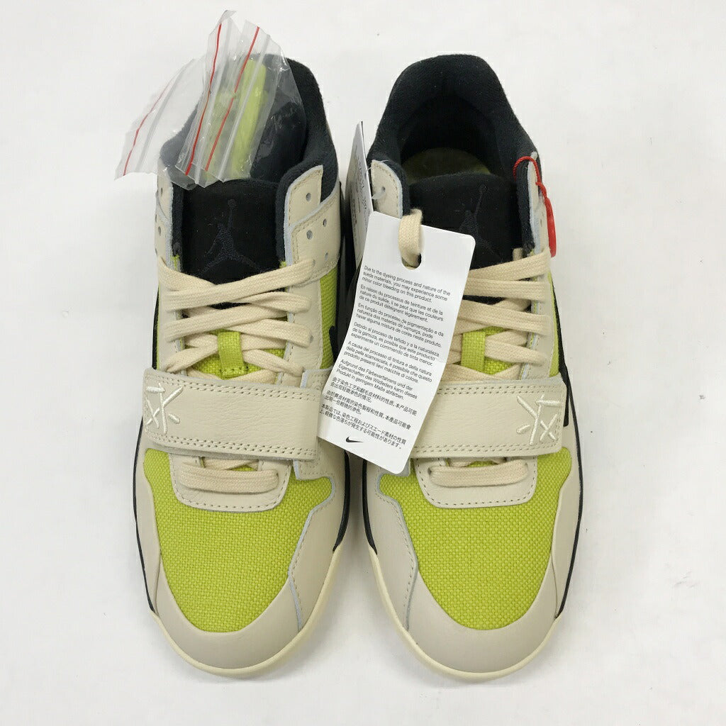 NIKE Travis Scott Jumpman Jack TR Beige Sneakers Size 27.5