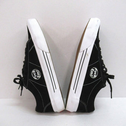 VANS x SUPREME Sid Fuck Em Black White Sneakers Size 28.5cm