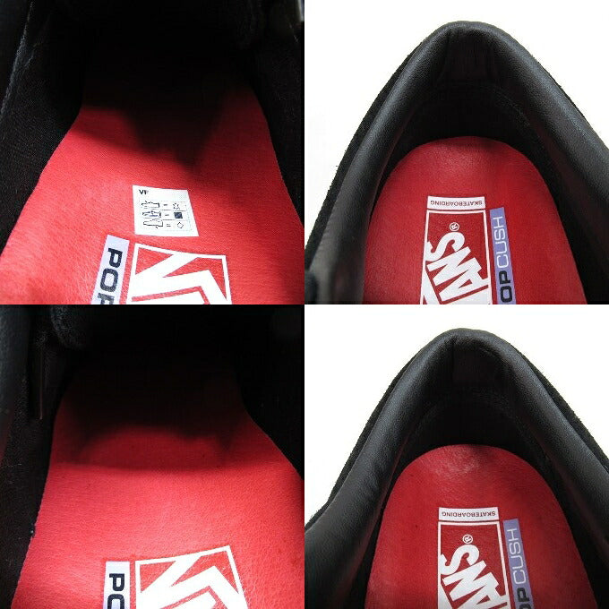 VANS x SUPREME Sid Fuck Em Black White Sneakers Size 28.5cm