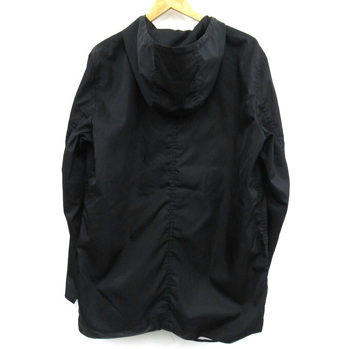 PRADA 90s Nylon Hooded Jacket Black Size 50