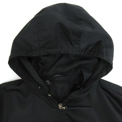 PRADA 90s Nylon Hooded Jacket Black Size 50