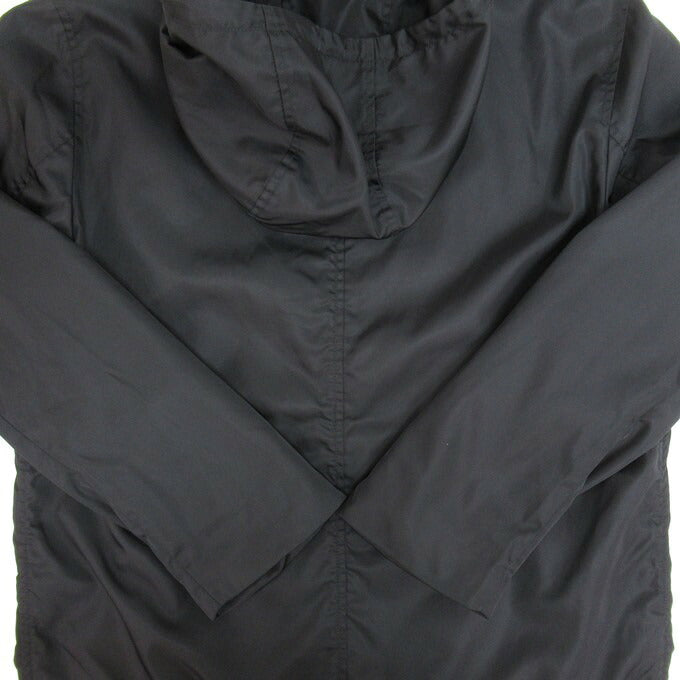 PRADA 90s Nylon Hooded Jacket Black Size 50
