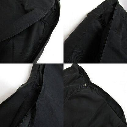 PRADA 90s Nylon Hooded Jacket Black Size 50