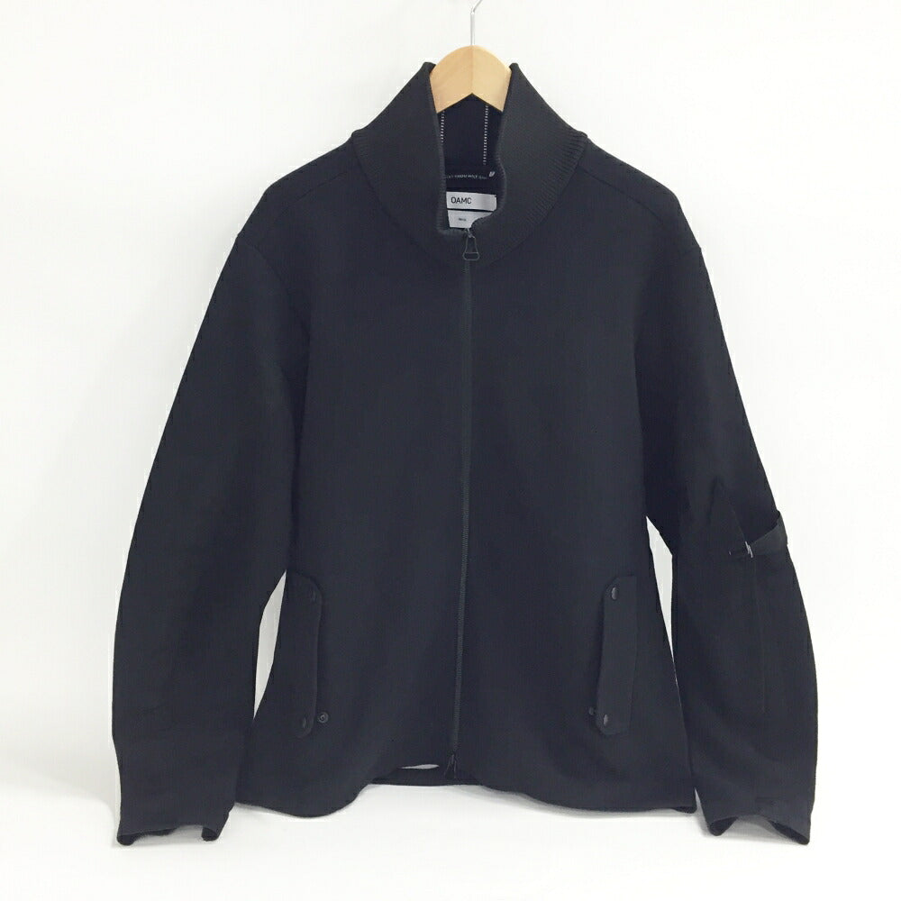 OAMC Sweat Technical Track Jacket Black Size S