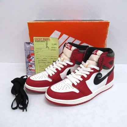 NIKE Air Jordan 1 High OG Lost Chicago Sneakers Size 25.5cm
