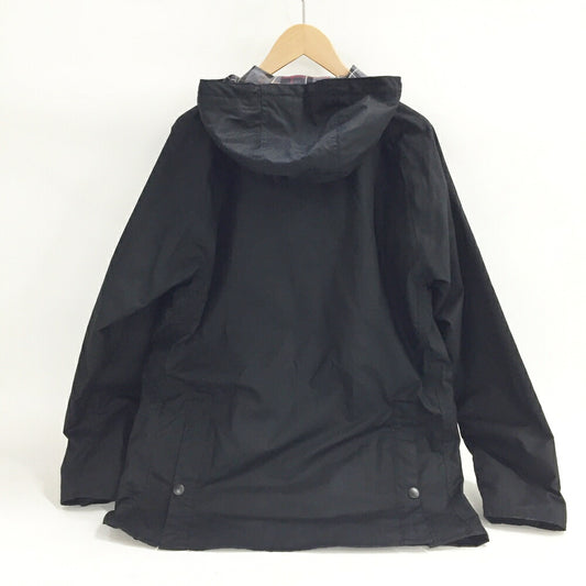 Barbour Bedale Hooded Wax Jacket Black Size 42