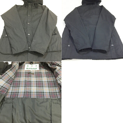 Barbour Bedale Hooded Wax Jacket Black Size 42