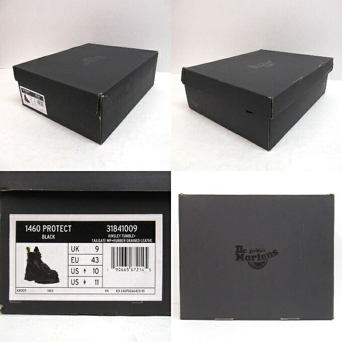 Dr.Martens 1460 Protect 8-Eye Boots Black Size UK9