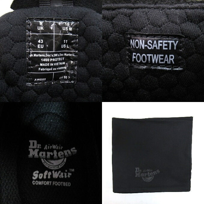 Dr.Martens 1460 Protect 8-Eye Boots Black Size UK9