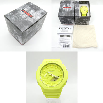 CASIO G-SHOCK GA-2100-9A9ER One Yellow Watch Size ONE SIZE