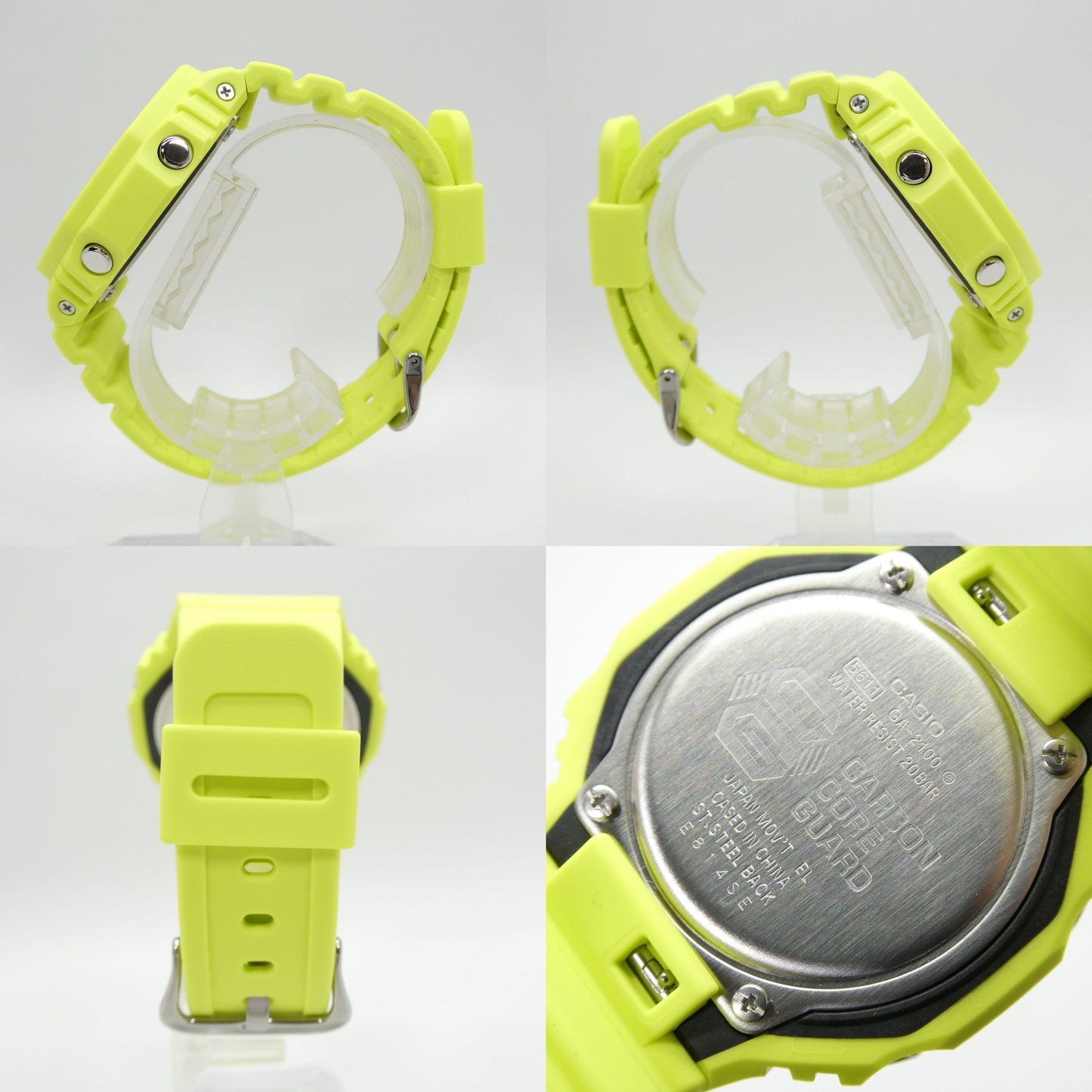 CASIO G-SHOCK GA-2100-9A9ER One Yellow Watch Size ONE SIZE