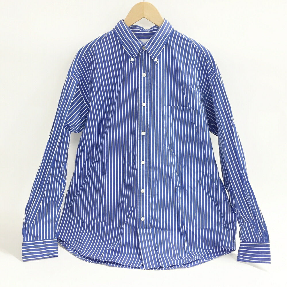 Graphpaper THOMAS MASON Stripe Shirt Blue Size 2