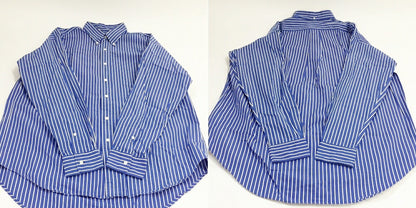 Graphpaper THOMAS MASON Stripe Shirt Blue Size 2