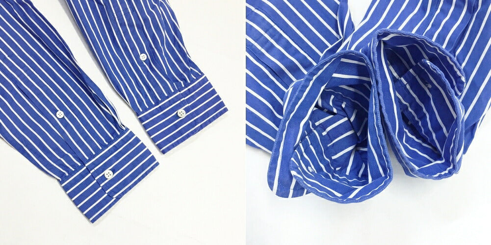Graphpaper THOMAS MASON Stripe Shirt Blue Size 2