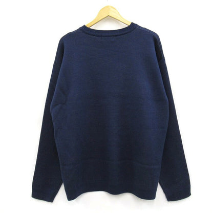 XLARGE Emblem Logo Crewneck Knit Sweater Blue Size XL