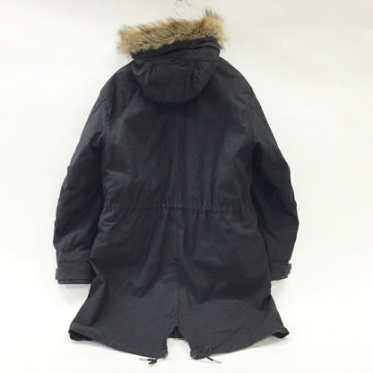 FRED PERRY Zip Liner Mod Parka Coat Black Size M
