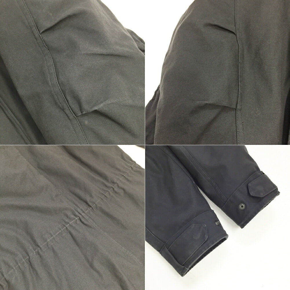 FRED PERRY Zip Liner Mod Parka Coat Black Size M