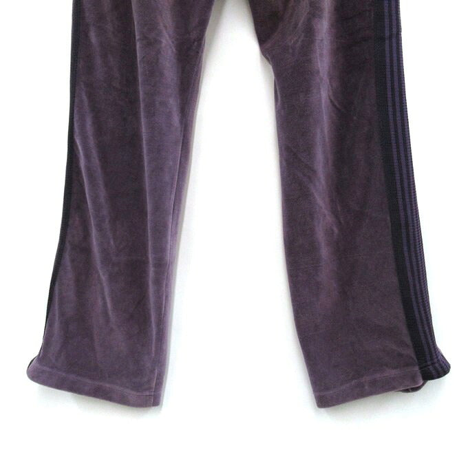 Needles Narrow Velour Track Pants Purple Size L