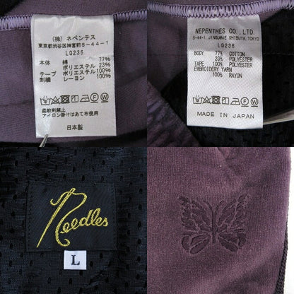 Needles Narrow Velour Track Pants Purple Size L