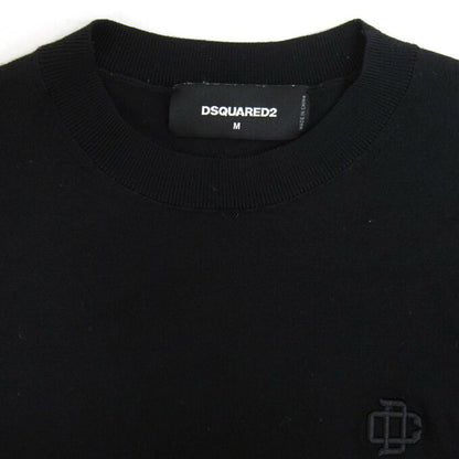 DSQUARED Crewneck Knit Sweater Black Size M