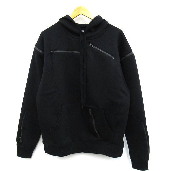 WILDSIDE x WIND AND SEA Multi Zipper Hoodie Black Size 3