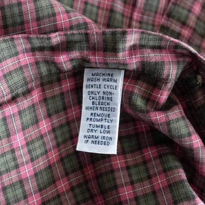 POLO RALPH LAUREN Oversize Round Check Shirt Size XL